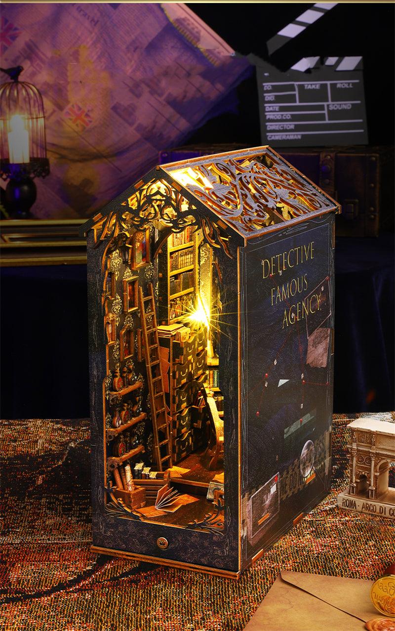 Detective Agency Book Nook Detective Book Shelf Insert Mystery Booknooks