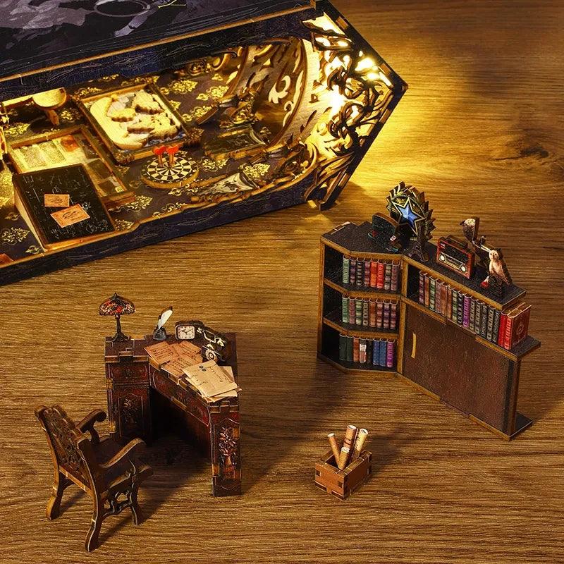 Detective Agency Book Nook Detective Book Shelf Insert Mystery Booknooks