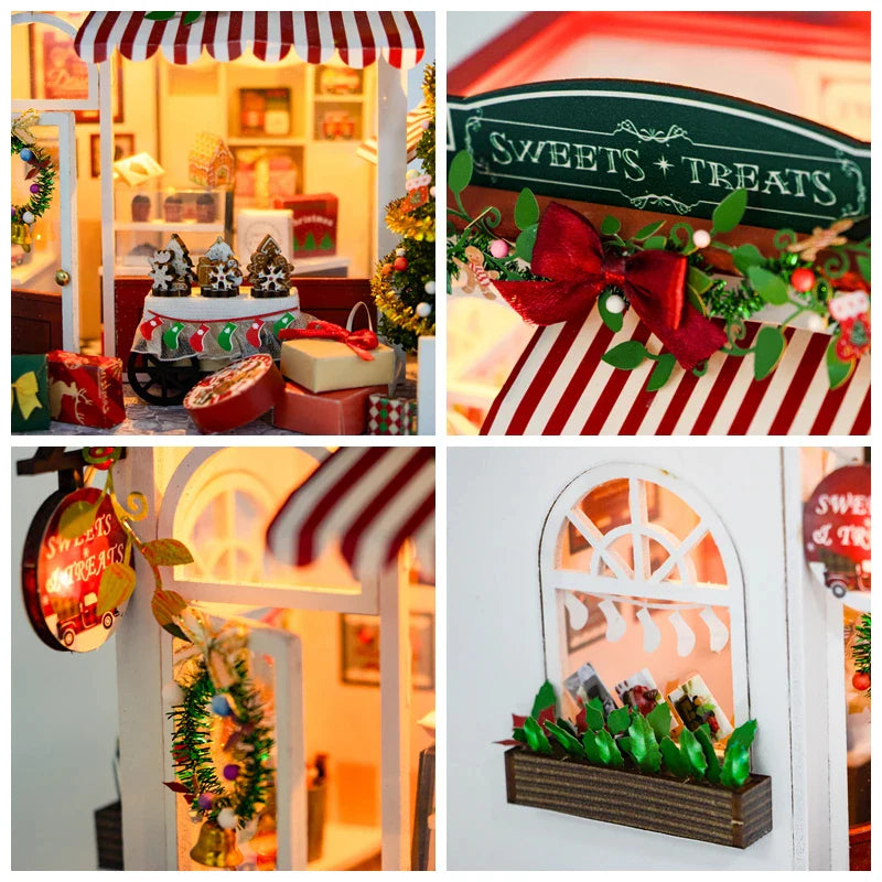 PC2319 Sweets & Treats Christmas Dollhouse Miniatures Best Christmas Gifts