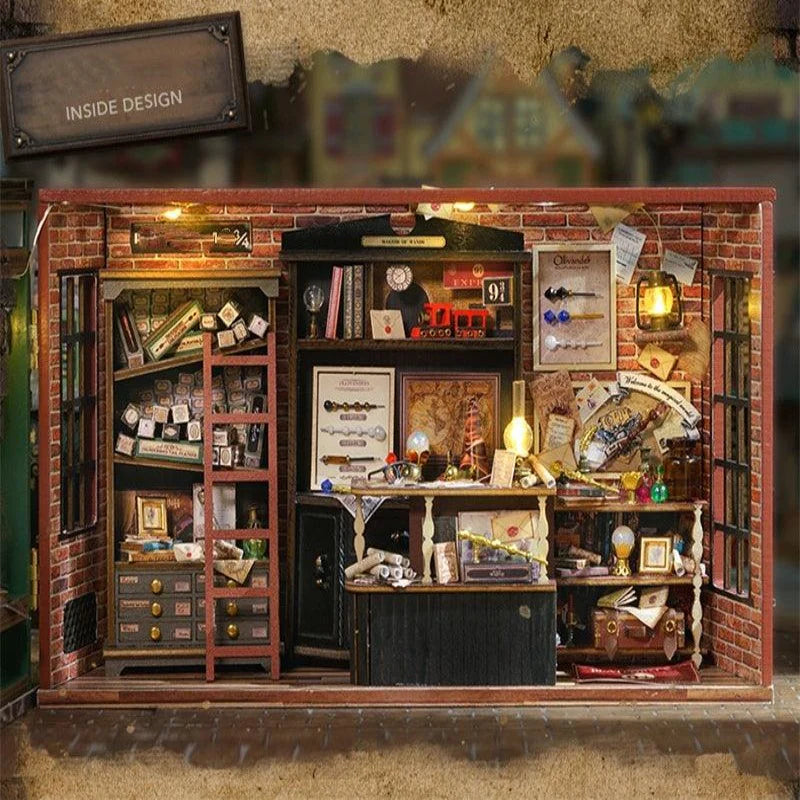 Ollivenders Wand Shop Miniature Dollhouse