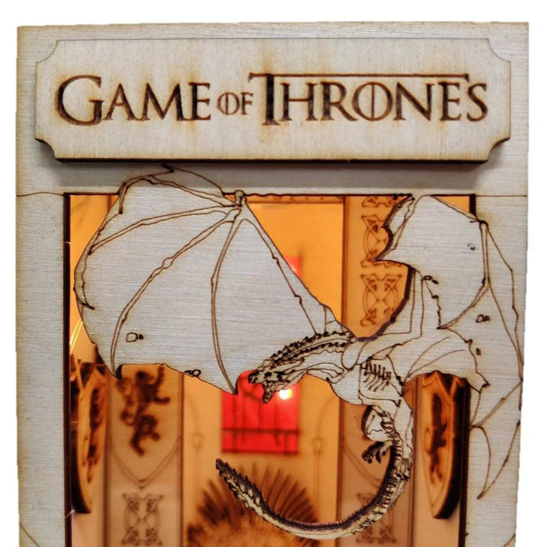 Game Of Thrones Book Nook DIY Book Nook Kits House Of Dragon Book Shelf Inserts