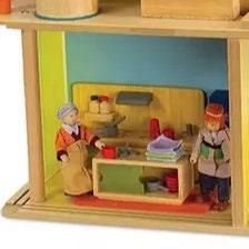 Kids Pretend Play Simulation Toy Dollhouse Large Size Dollhouse Made with Original Solid Wood Large With Furniture Best Children Gift Toy