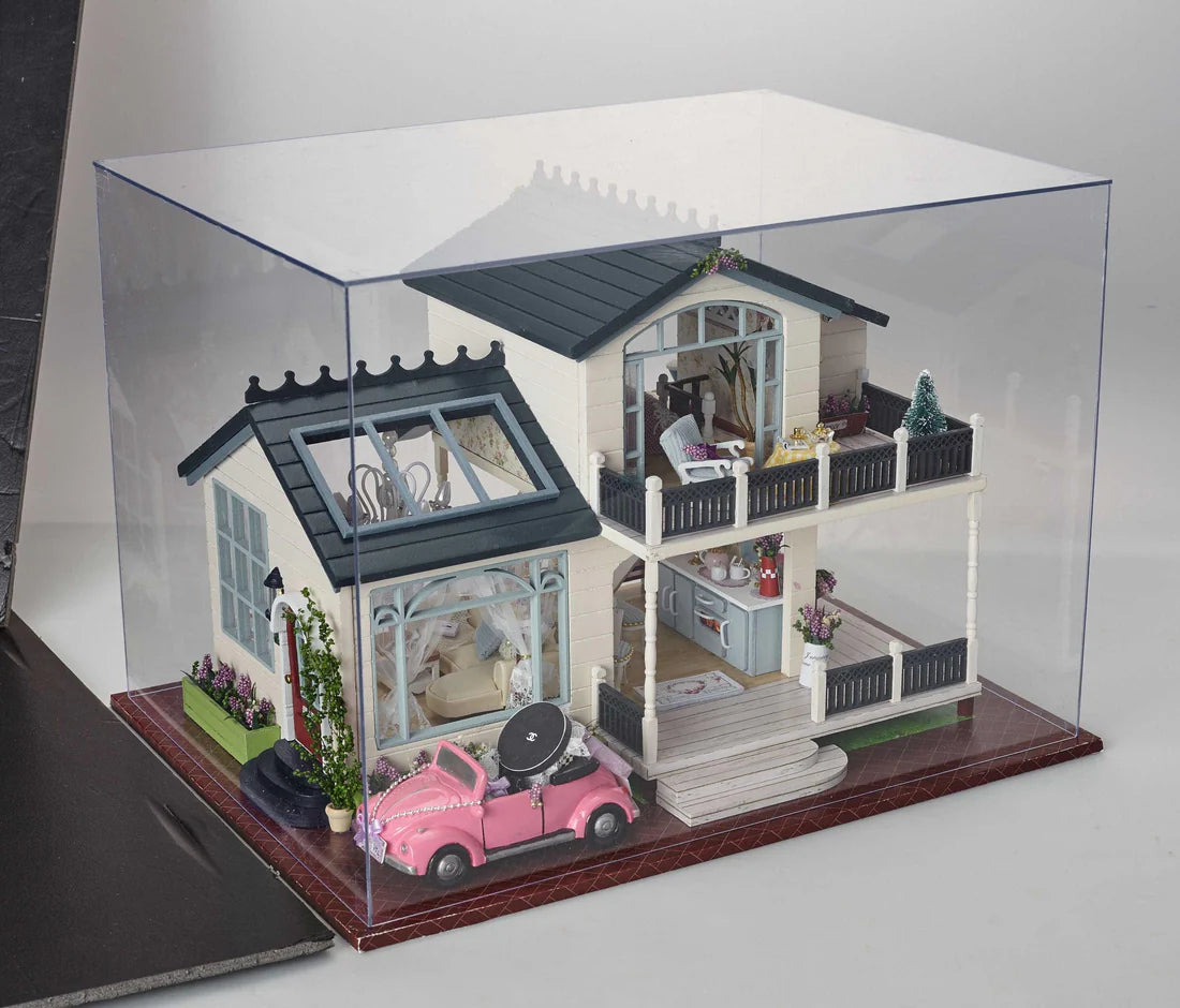 Modern Dollhouse Miniature with Furniture European Style DIY Dollhouse Kit With Free Dust Proof And Toy Car Creative Room Large Dollhouse Regular priceRs. 8,500.00 Sale priceRs. 7,700.00Sale