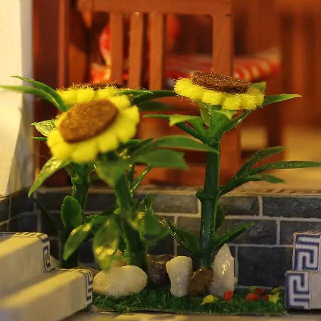 DIY Japanese Dollhouse Ancient Dreame House Traditional Style Wooden Miniature Doll House kit Large Scale with light Adult Craft Gift Decor