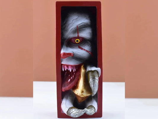 Horror Book Nooks - Monsters Book Shelf Insert - Book Dioramas - Book Scenery - Monster Bookcase - Bookend - Monsters Book Nooks - Pennywise