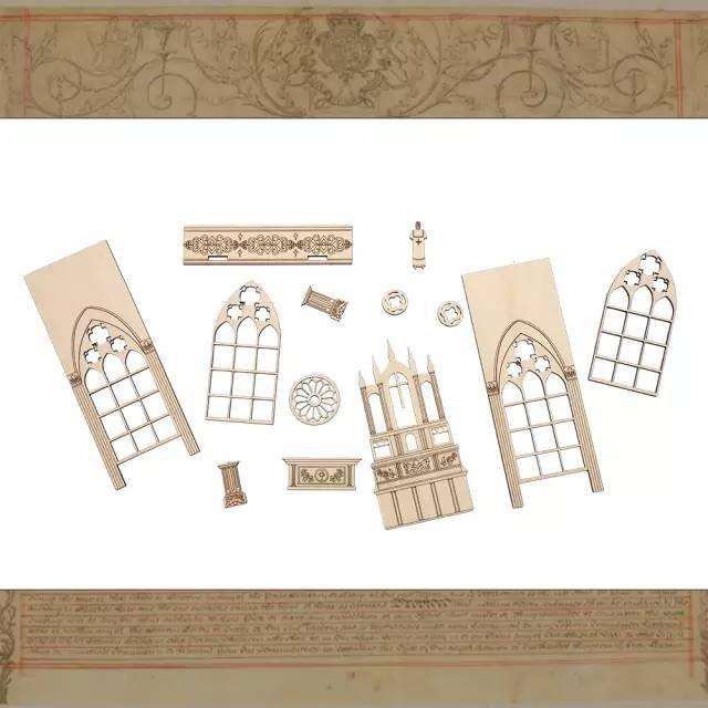 DIY Book Nook - Cathdrale Notre-Dame de Paris - Notre Dame Cathedral Book Nooks - Book Shelf Insert - Book Scenery- DIY Church Dioramas Kit