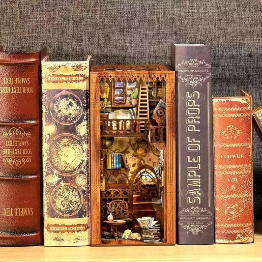 Eternal Bookstore Book Nook - DIY Book Nook Kits - Library Book Shelf Insert Book Shop