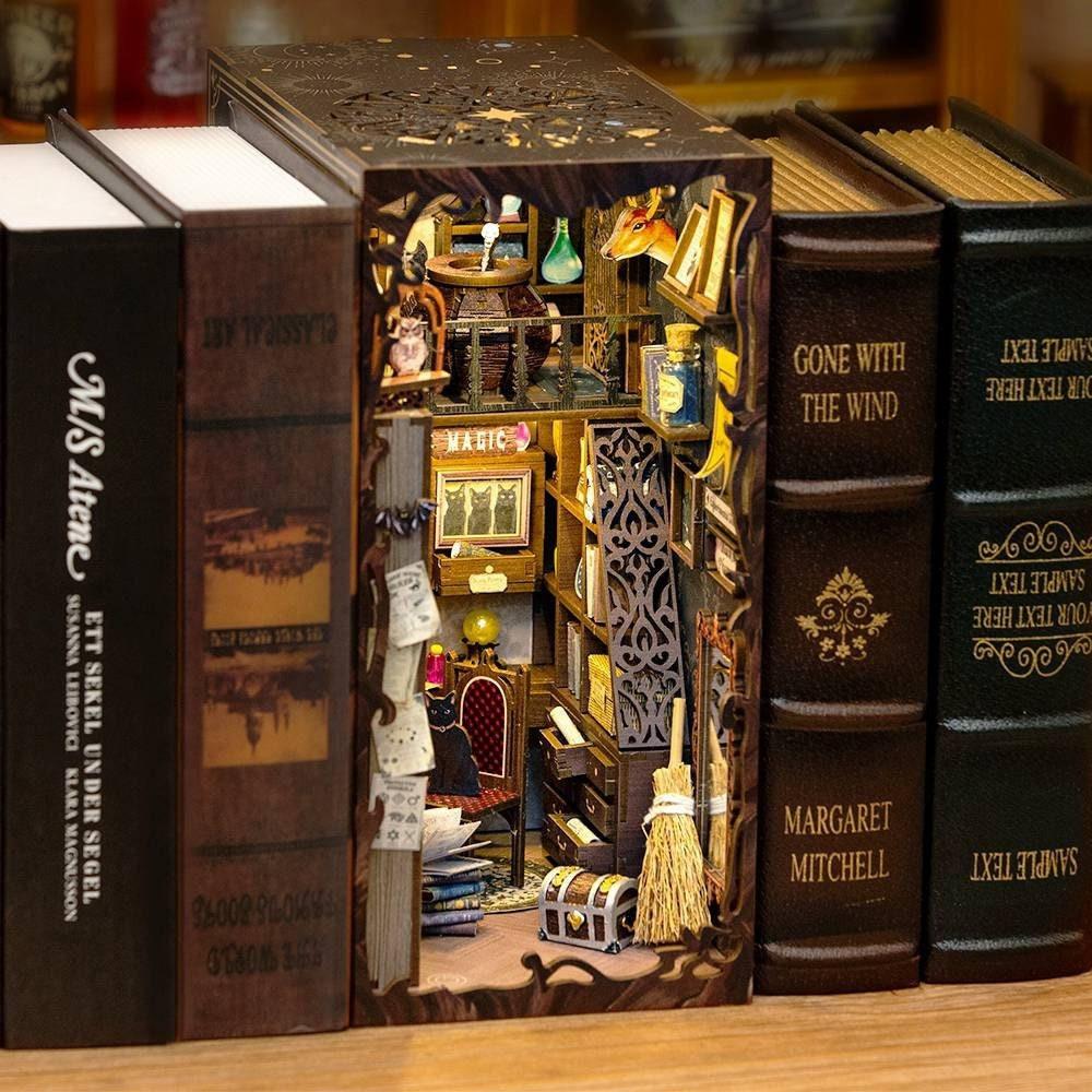 Magic Pharmacist Book Nook DIY Book Nook Kits The Alchemist Book Nook Apothecary Book Nook